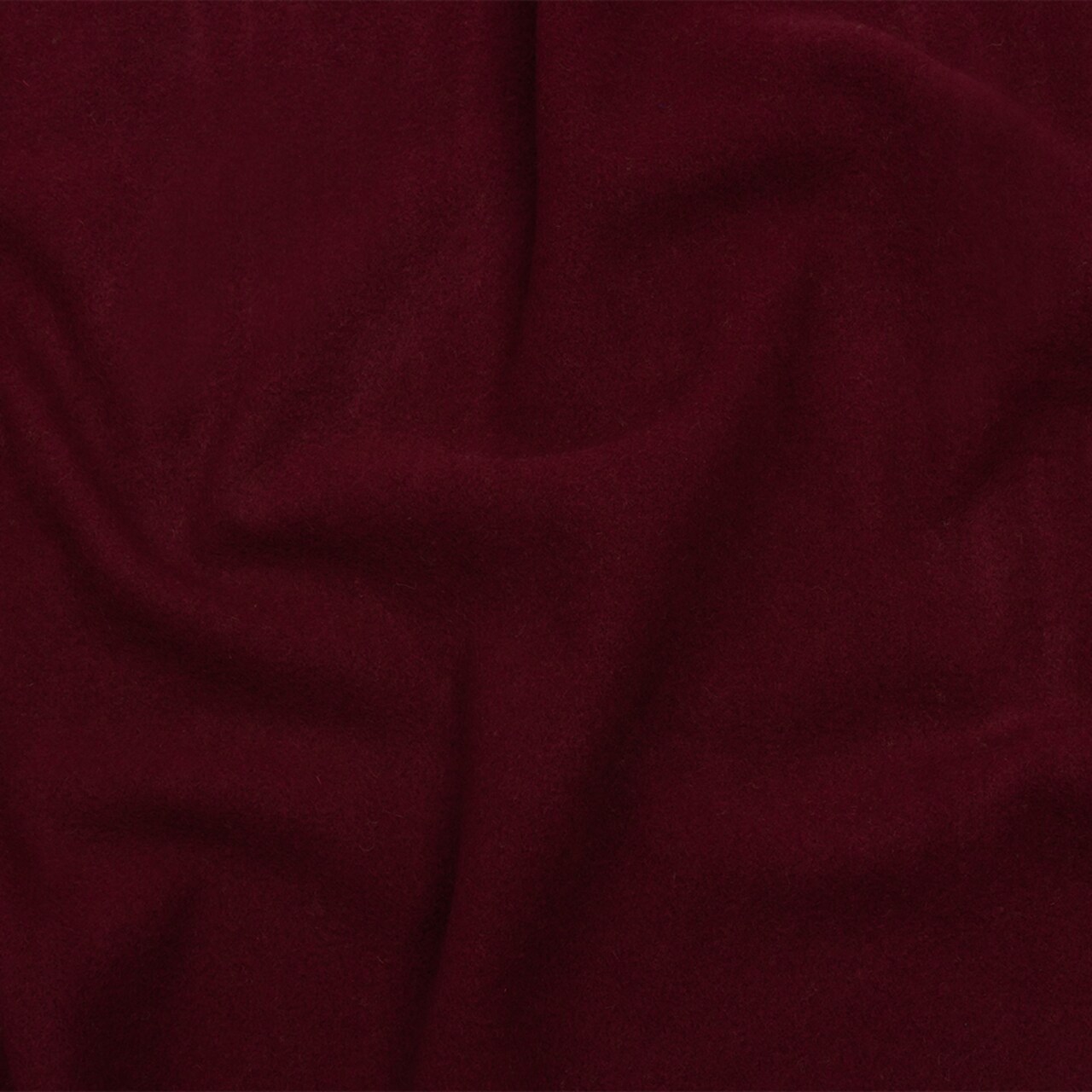 1 Yard Wool and Cashmere Coating Made in Italy, Sangria Red Alberini Collection 60’’ Width
